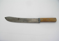 Vintage LANDERS FRARY & CLARK Carbon Steel Butcher Knife Made In USA picture