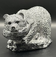 Edmund Wolf Original Art Carved Sculpture Bear Collection Canada picture