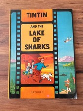 Tintin and the Lake of Sharks Methuen English Vintage Hardcover Rare Hergé Book picture