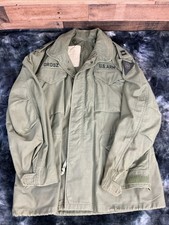 VTG Rare Captains U.S. Army M-65 Field Jacket Small Reg 1979 picture