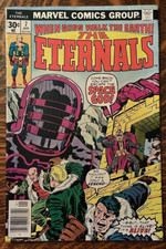 COMIC BOOK~ THE ETERNALS~ WHEN GODS WALK THE EARTH~JAN 7, 1977~ 1ST CELESTIALS picture