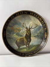 Deer Run Whiskey Pre-Prohibition Tray - Buffalo, NY - Baetzhold & Sons - Antique picture