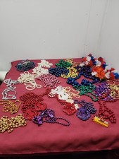 Mardi Gras Beads 5 Lbs. Assorted Lots Of Premiums Perfect Halloween Party Favor picture