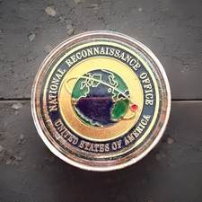 CIA Central Intelligence Agency & National Reconnaissance Office (NRO) Coin picture