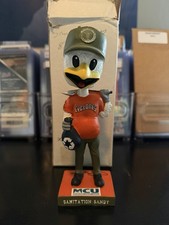 Sandy Mascot DSNY Brooklyn Cyclones SGA Bobblehead Mets John Franco Auto 2012 picture