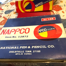 NAPPCO National Pen & Pencil Co. Pencil Box No. 128  , Vintage , 6 pk of 12 picture