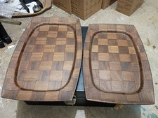 Vintage Weaverwood Trays Set Of 2 Made In Minneapolis 14