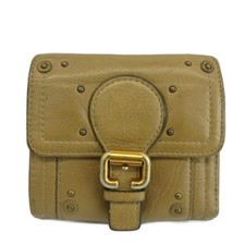 Chloe Brown Leather Bifold Wallet W Hook Studs Card Slots Coins (Ages 14+) picture