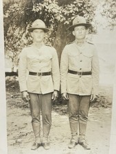 WW1 WWI USMC US Marine Corps Marines Photo RPPC Named picture