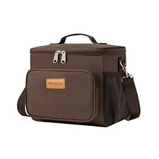 Insulated Lunch bag for Women/Men, Reusable box Cooler Small, Coffee  picture