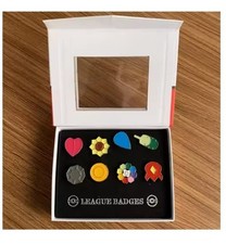 Pokemon Cartoon Anime All 8 Kanto Gym Badges from Generation Gen 1 for Cosplay picture