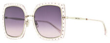 Jimmy Choo Square Sunglasses Dany/S KTSF7 Palladium/Lilac 56mm picture