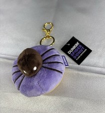 NEW Dunkin Donuts Spidey D Keychain Plush Halloween Spooky Spider Purple 2026  picture