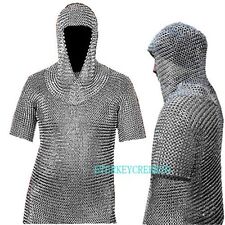 Museum Replica Chain Mail Armor Long Shirt and Coif picture