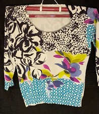 ETRO Fine Knit, 85% Silk Top - Size EU 48 picture
