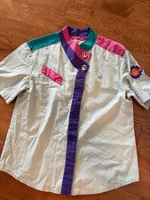 Authentic Disney Tomorrowland Cast Member Shirt Women’s Size 8 picture