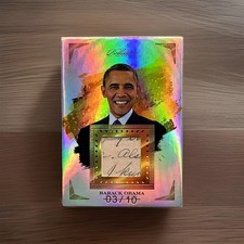 2023 Keepsake Bellissimo Edition President Barack Obama Handwritten Relic /10 picture