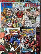 Troll #1, Troll II #1 TPB, Troll Once a Hero #1, The Pact #1, 2 Lot of 5 Image picture