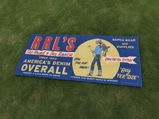 RRL Double RL Vintage Style Western Cowboy Bandana Wall Banner picture