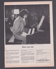 1965 Print Ad  Hammond Organ Sure You Can picture