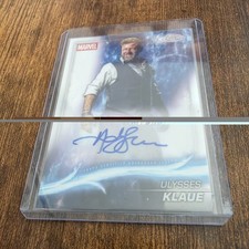 2025 TOPPS CHROME MARVEL STUDIOS ANDY SERKIS AS ULYSSES KLAUE AUTO 🔥 picture