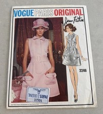 Vogue 2246 Paris Original Jean Patou Dress sz 8 Bust 31.5 UNCUT INCLUDES LABEL picture
