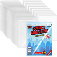 25 Sets Current Size Comic Book Bags and Boards, Reusable Transparent Comic picture