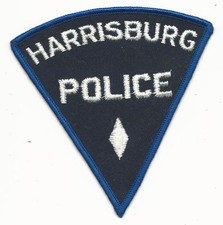 PA Harrisburg Pennsylvania Police Patch Sew On  4 1/4