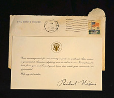 President RICHARD NIXON autograph From 1977 Letter From White House picture
