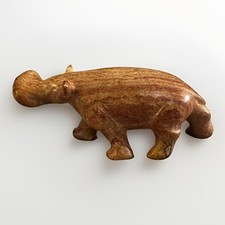 Vintage African Soapstone Hippopotamus Hand Carved Kenya picture