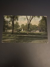 1911 park and soldiers monument, Waterville Maine picture