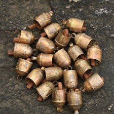 Vintage Indian Tin Bells Rustic Chime Jingle Bell Cow Bells For Decor christmas picture