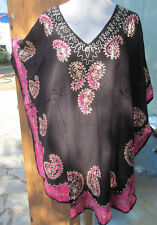 Women shot kaftan Top Dress Ladies Summer  embroidery free size  50 picture