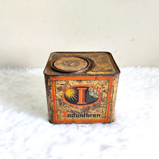 1960s Vintage Sun Cloud Graphics Indanthren Chemical Advertising Tin Box TN24 picture