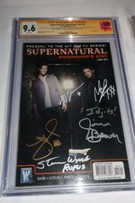 RARE CGC SS 9.6 Supernatural Beginning's End 3 Signed 5x TV Show Cast Photo Cvr picture