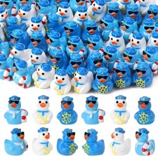 60pcs Mini Resin Sailor Cruise Ducks, Tiny Cruise Ducks for Hiding, Miniature Sa picture