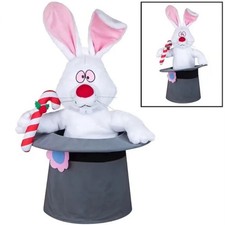 2.8 FT ANIMATED HOCUS POCUS RABBIT FROM FROSTY THE SNOWMAN CHRISTMAS picture