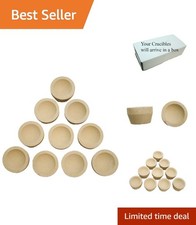 10-Pack of High-Quality Smelting Cupels - 58g Lead Absorption, 1-3/4