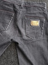 Dolce & Gabbana Women’s Gray Low Waisted Jeans D&G Stretch Denim Made in Italy picture