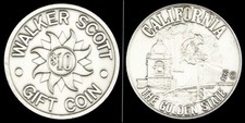 Vintage Rare 1974 California Golden State $10 Walker Scott Gift Coin Corbin Mint picture