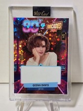 2024 Wild Card Decades Pre Production Proof Geena Davis 1/1 SUPER RARE 🔥🔥 picture