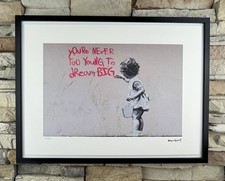 Banksy lithograph 28×38 cm - Limited Edition /150 - Framed + Certificate picture