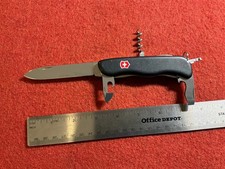 NIB Vintage Victorinox Forester 111mm Slide Lock Swiss Army Knife DE-GM 54844 picture