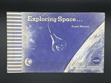 1961 NASA Exploring Space Project Mercury Booklet Original Pre-Shepard GPO picture