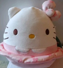 🩷🤍🌸 Hello Kitty Pink Floral Dress Squishmallow-FREE SHIP picture