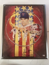 Nolan Ryan Ron Lewis Autographed Ryan Express Litho picture