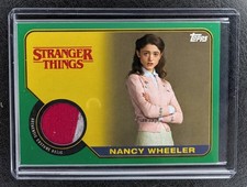 Topps Stranger Things Season 1 NANCY WHEELER Green Costume Relic #R-NW (45/50) picture