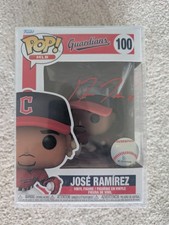 Jose Ramirez Autographed MLB Funko Pop #100 picture