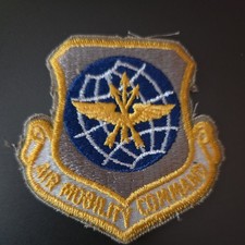 Vintage US AIR FORCE Air Mobility Command Military uniform insignia Patch USAF picture