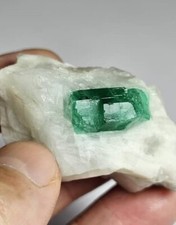 180 Carat Top Quality Emerald Crystals On Matrix From Swat Pakistan. picture